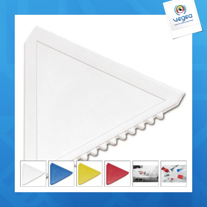 Rascador de nieve triangular