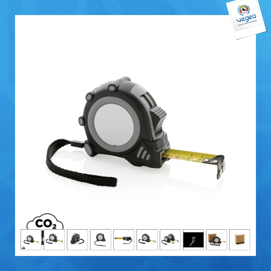 Rcs 5m/19mm cinta métrica de plástico reciclado grip