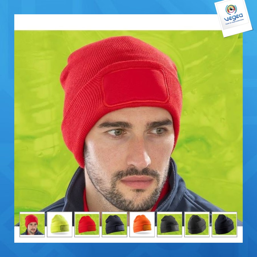 Recicled thinsulate printers beanie - gorro acrílico reciclado con thinsulate