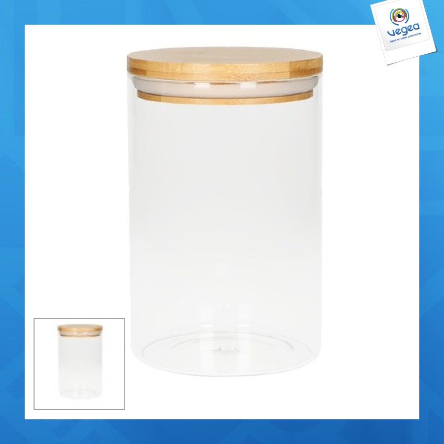 Recipiente de vidrio bamboo?, 1,6 l