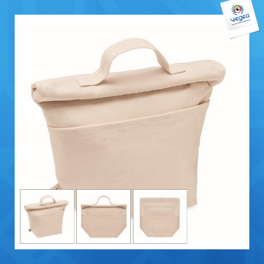 Recoba bolsa nevera de algodón reciclado