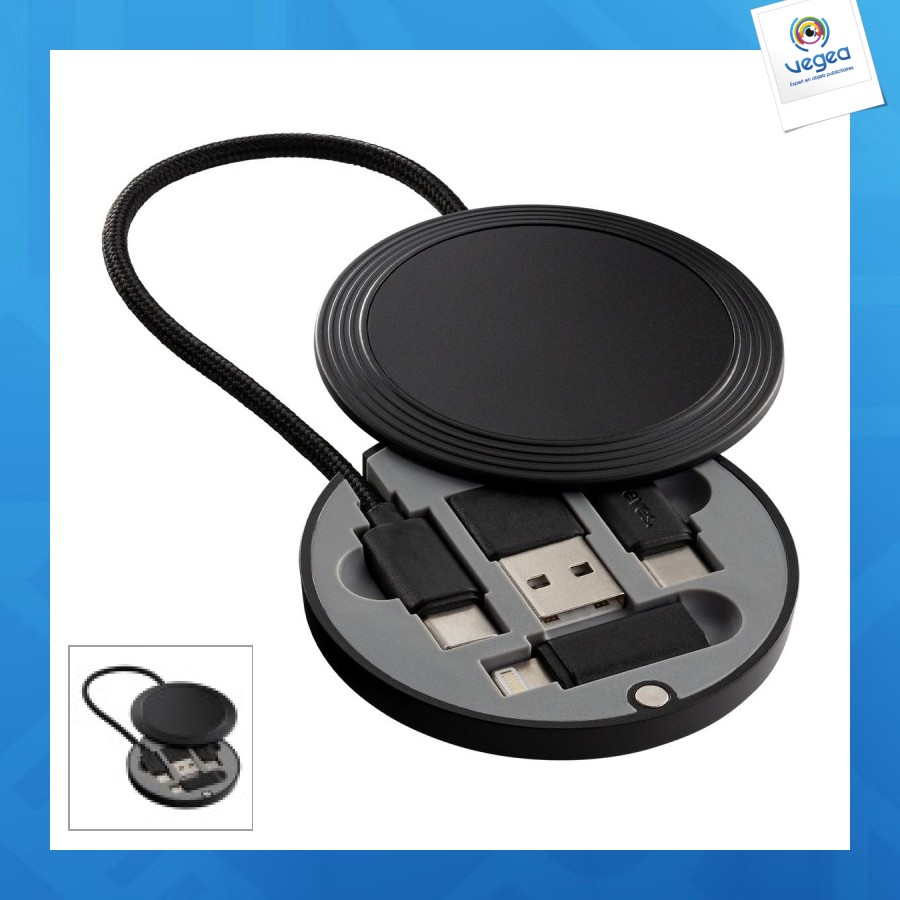 Reeves-convertics cable de carga personalizable evo 4 en 1