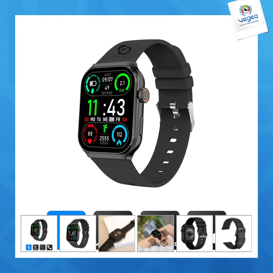 Reloj conectado personalizable con manos libres