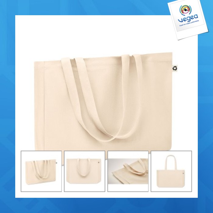 Respect bolsa de lona reciclada 280 gr/m².