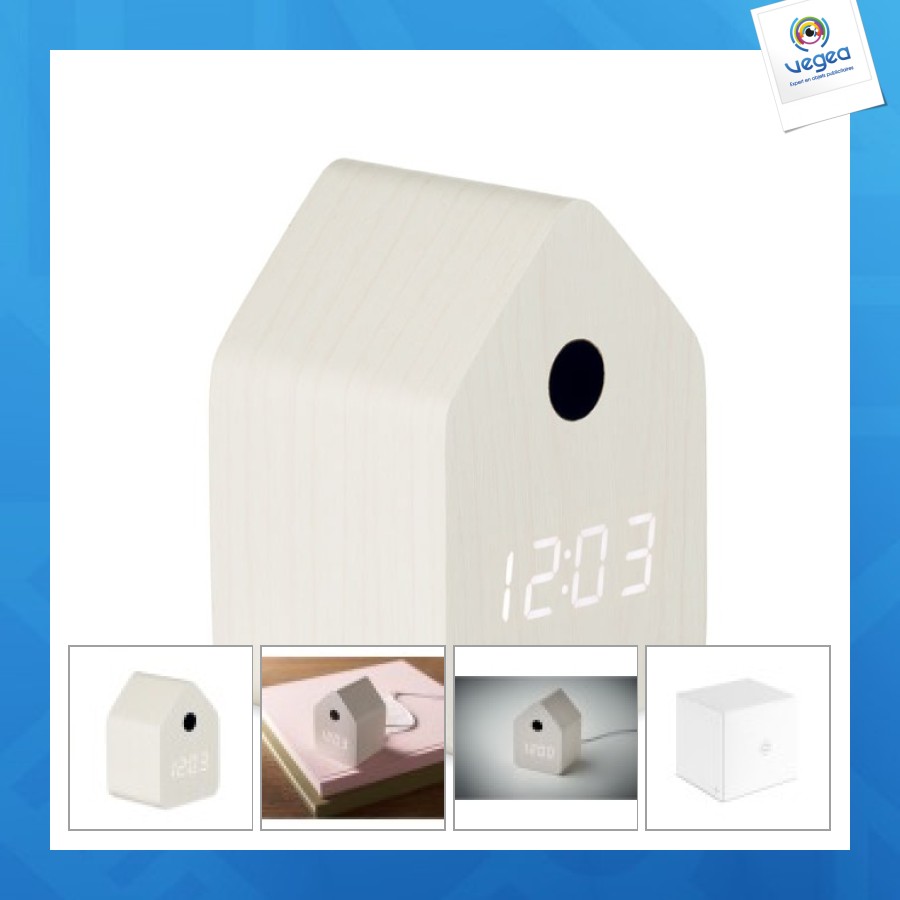 Réveil de promoción coucou en mdf - cuckoo