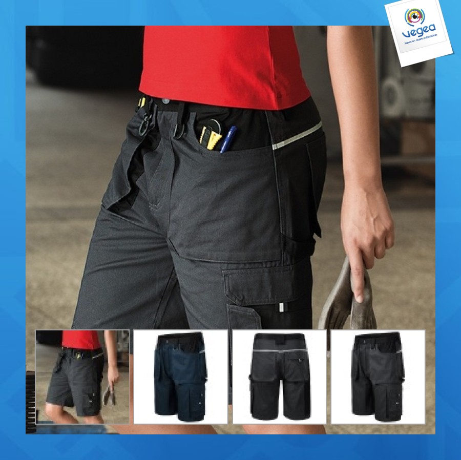 Rimeck pantalón corto personalizable laboral unisex - malfini