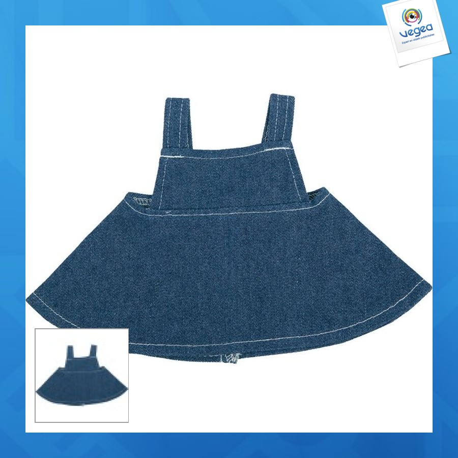 Robe jeans peluche m