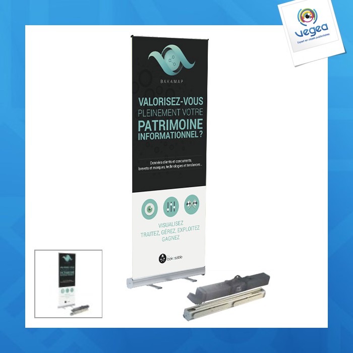 Roll-stand budget + bolsa 100 x 200cm una cara