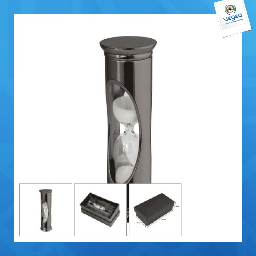 Sablier personalizable sable blanc