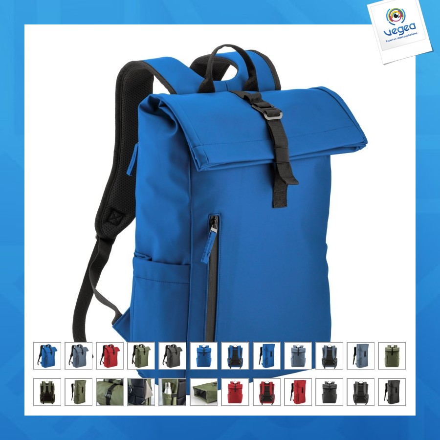 Sac à dos porte pc 15 en pu souple résistant à l'eau