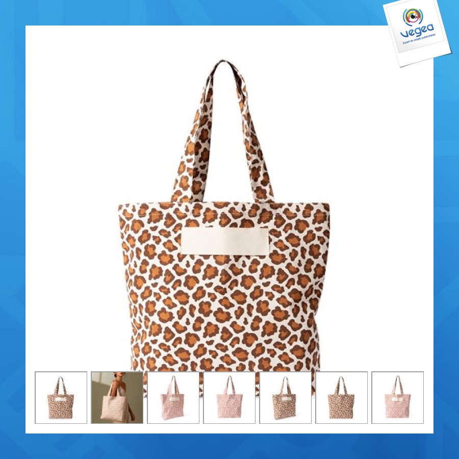 Sac coton personalizable recyclé 44x8.5x37cm