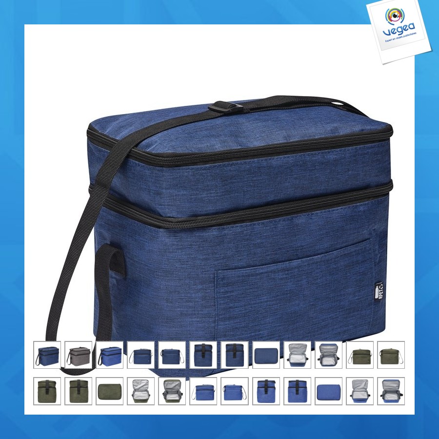 Sac isotherme de promoción rpet 2 compartiments