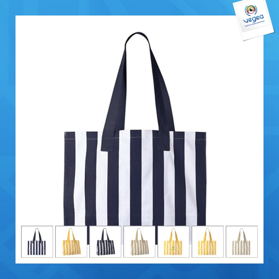 Sac personalizable coton recyclé 45x19x36cm