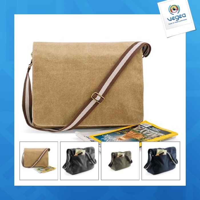 Sac porte-documents personalizable canvas