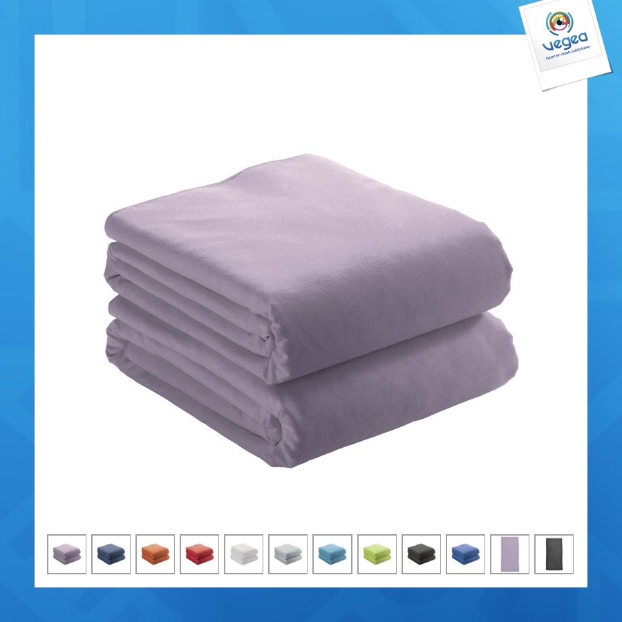 Serviette 70x140cm en microfibre personalizable 170g/m²