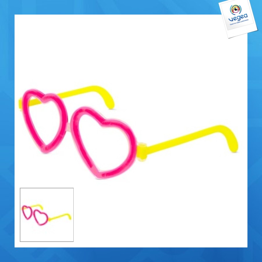 Set de 10 lunettes de promoción néon à assembler