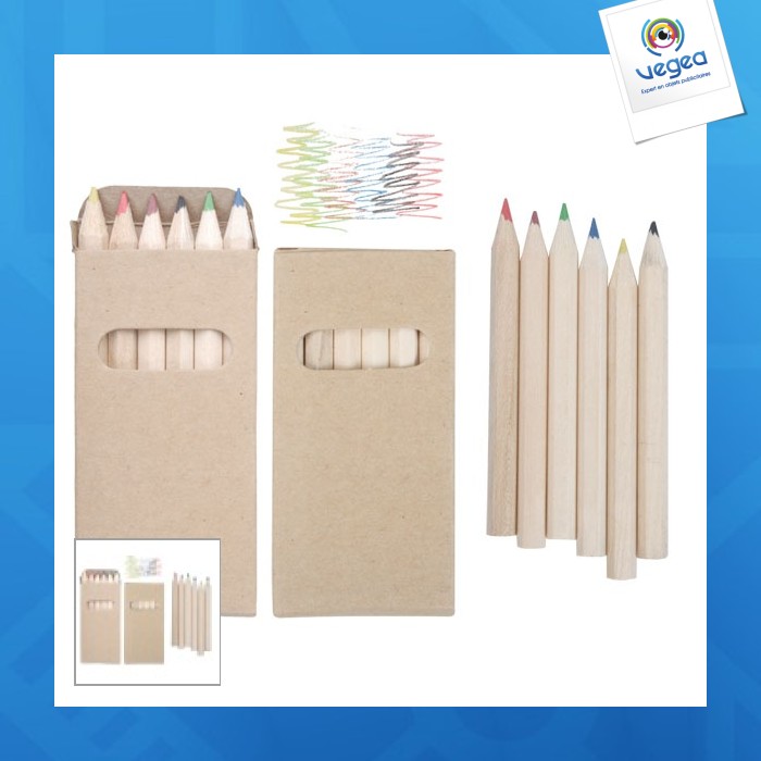 Set de 6 crayons de couleurs