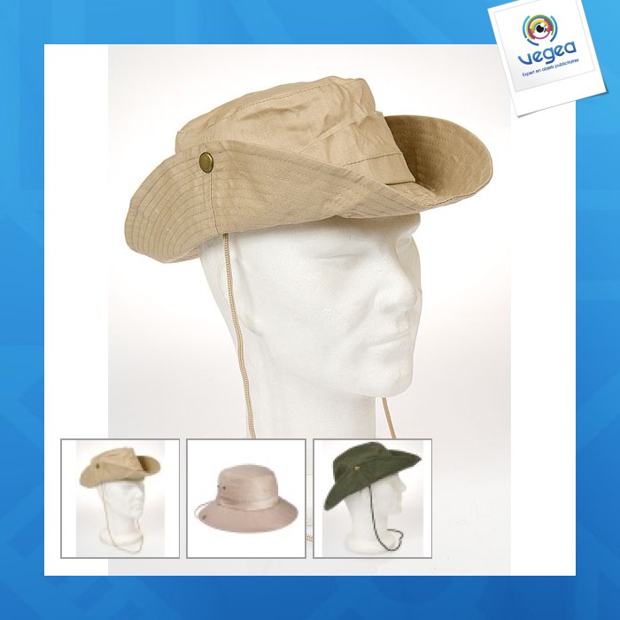 Sombrero personalizable safari