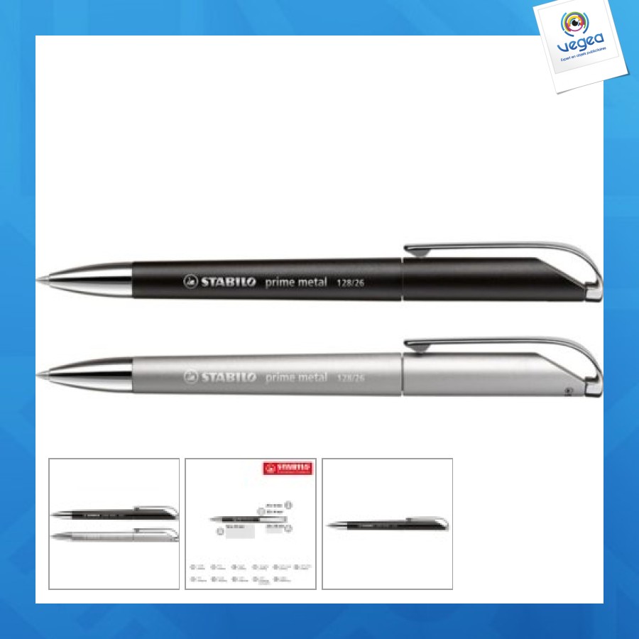 Stabilo de promoción prime metal twist system biros