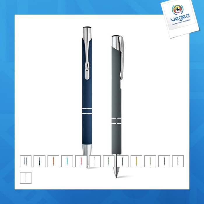 Stylo à bille personalizable en aluminium