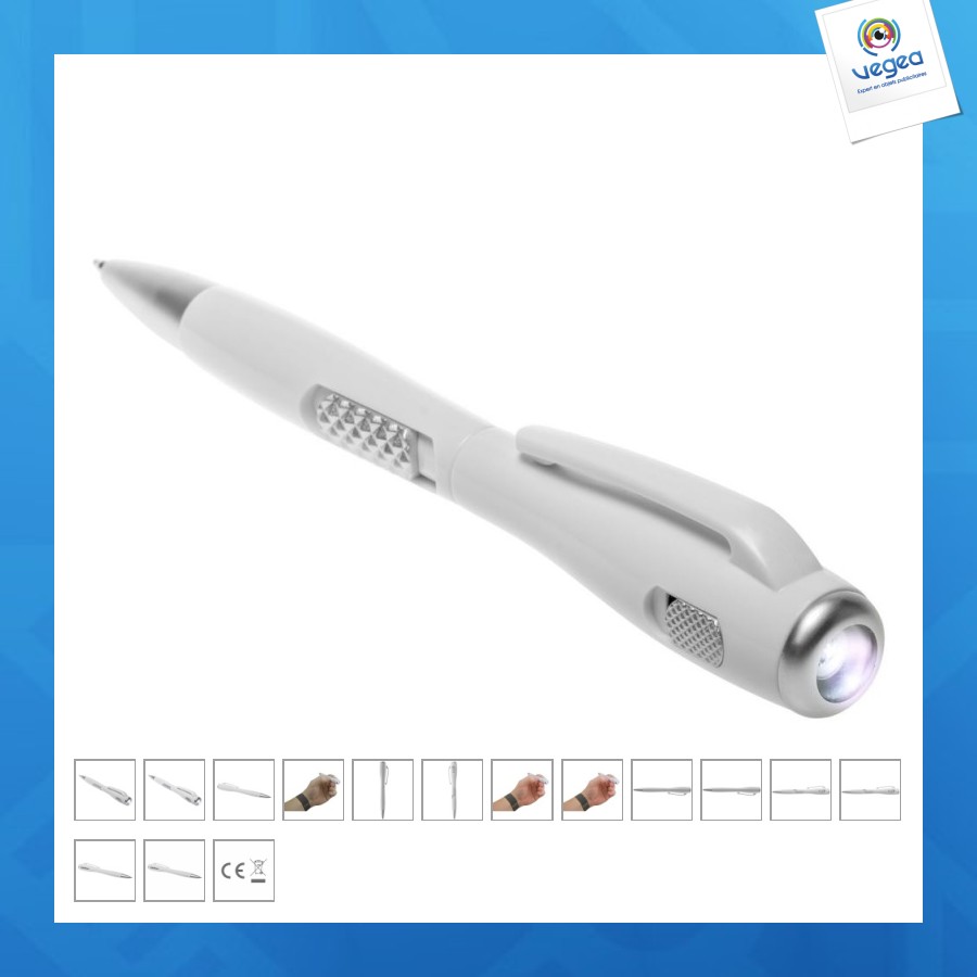 Stylo bille de promoción avec lampe led - stephen