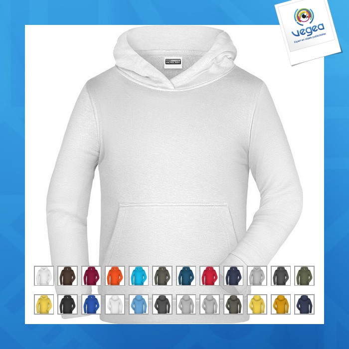 Sudadera con capucha para niños.
