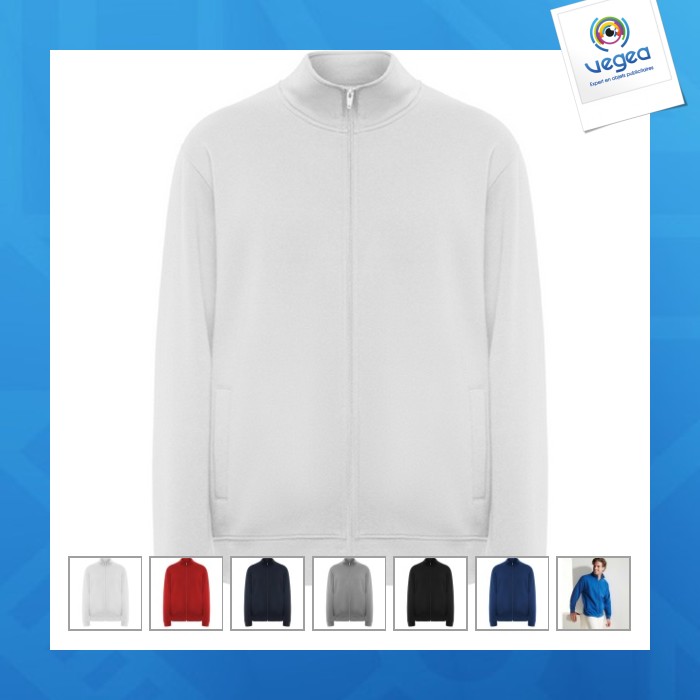 Sudadera con cuello alto y cremallera en tono ulan (tallas de niño)