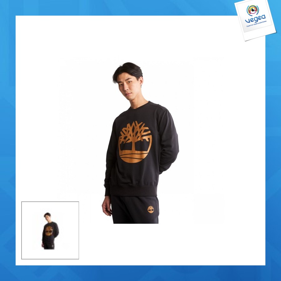 Sudadera de cuello redondo core tree