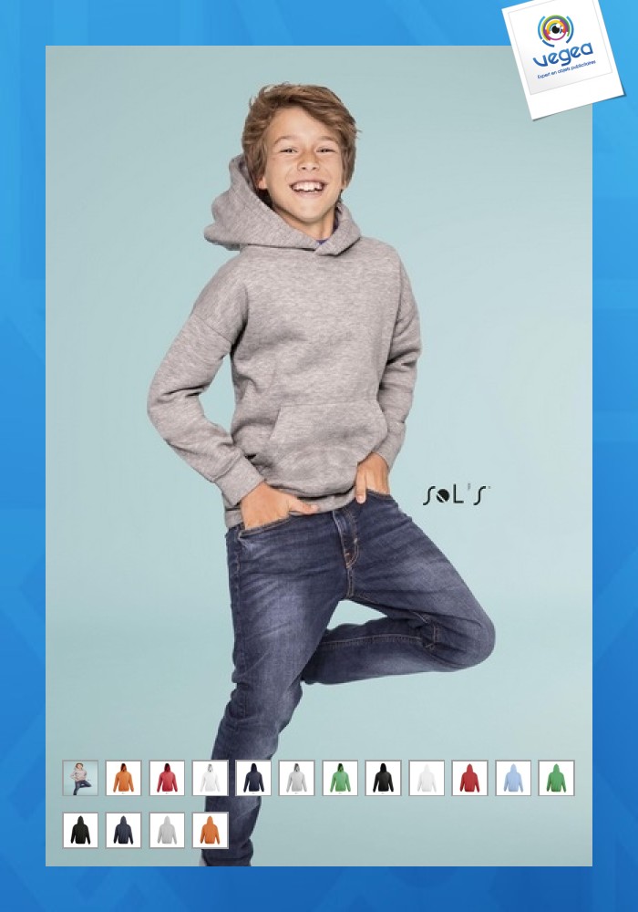 Sudadera para niños de promoción con capucha, soles - slam kids