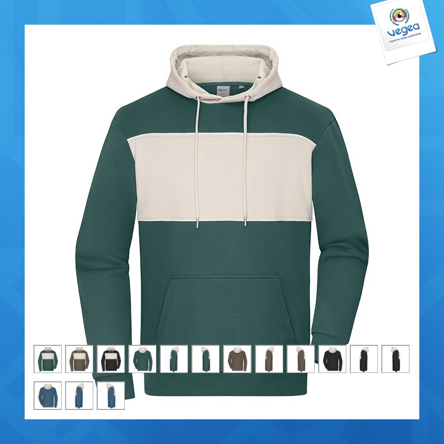 Sweat-shirt capuche unisexe