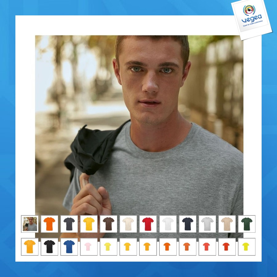 T-shirt de promoción homme col rond 190