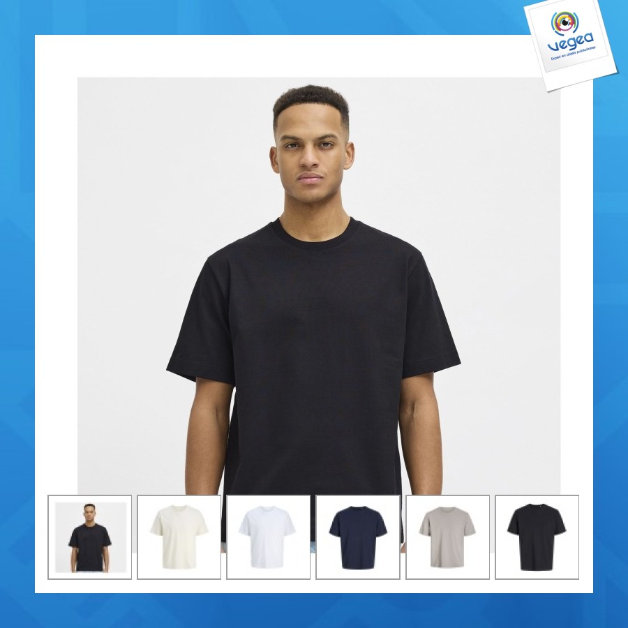 T-shirt de promoción unisexe en coton organique