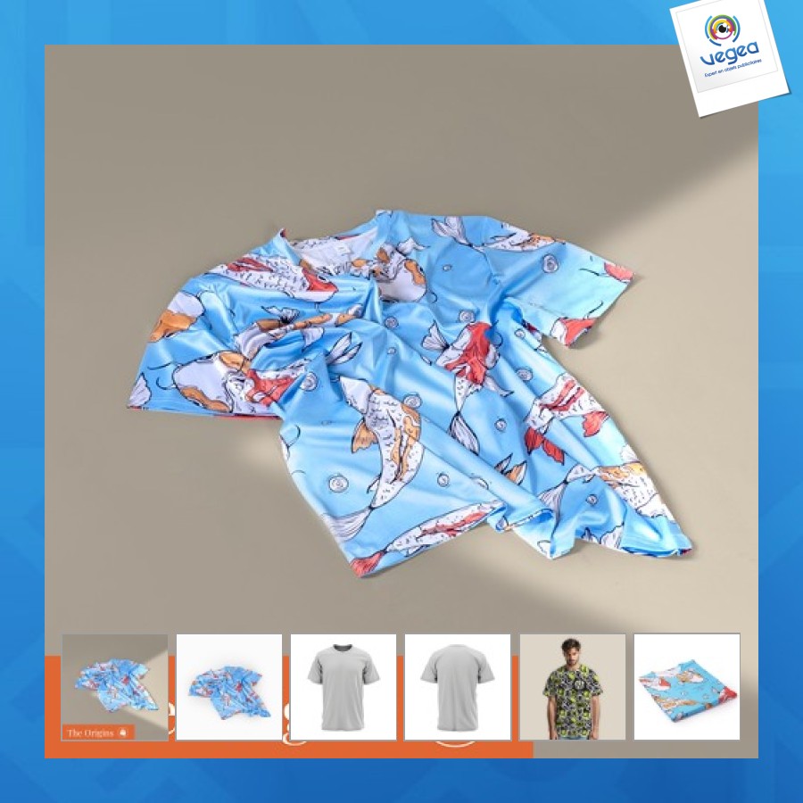 T-shirt personalizable sublimé