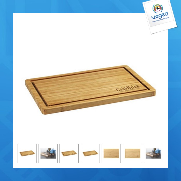 Tabla de cortar personalizable de bambú