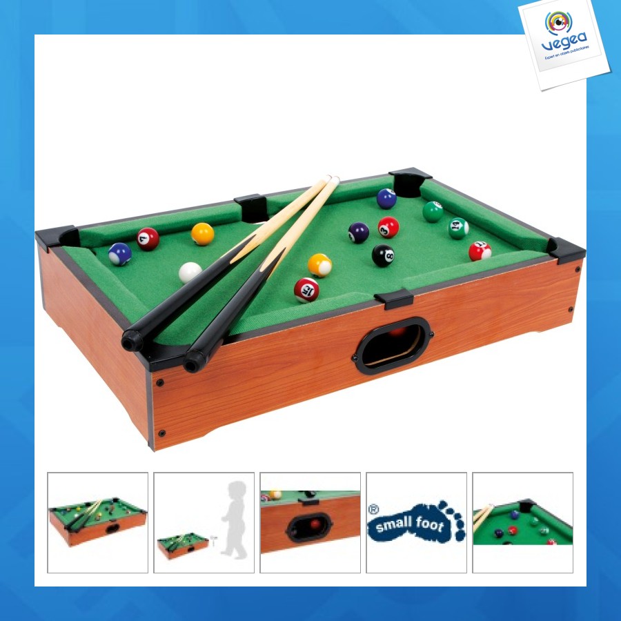 Table de billard de promoción compacte, 52x31x9cm