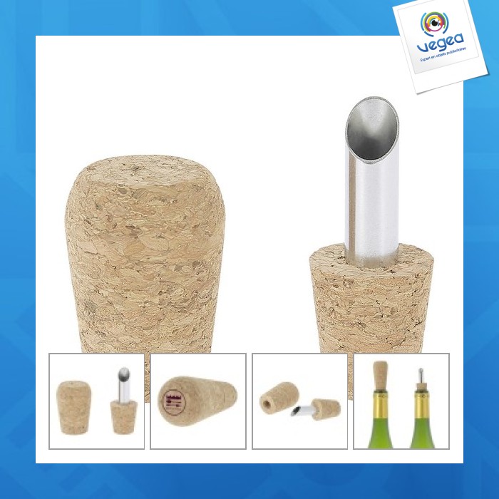 Tapón y pico de vino