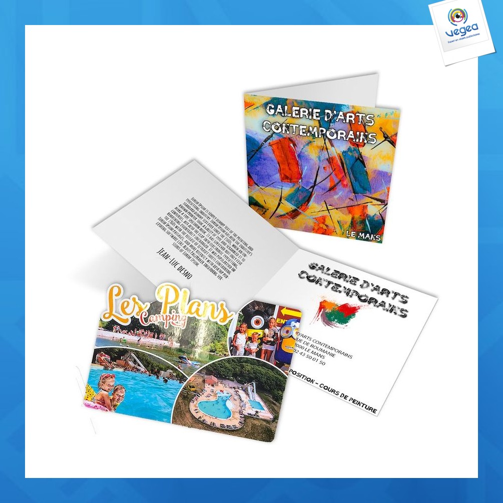 Tarjeta de correspondencia de 1 capa