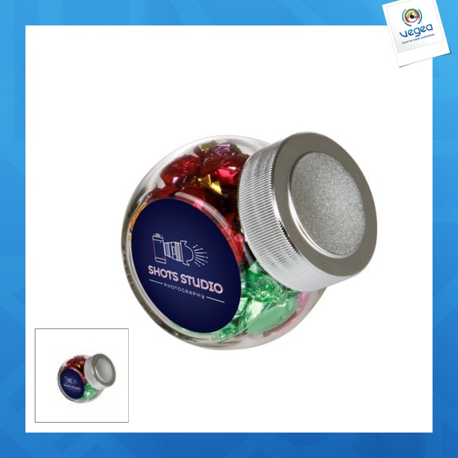 Tarro de cristal para caramelos 200 ml