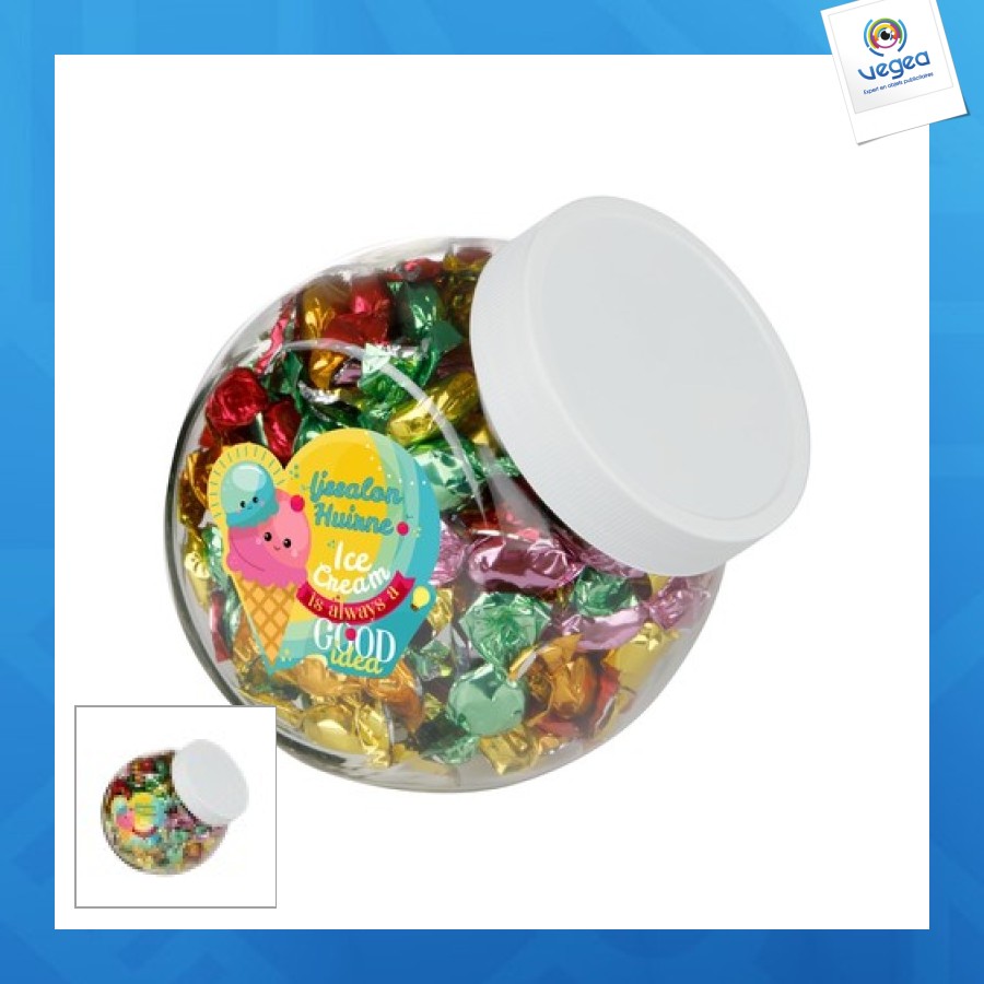 Tarro de cristal para caramelos 900 ml