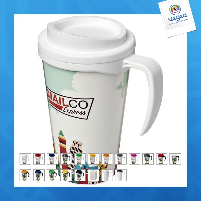 Taza aislante de 35cl impresa en cuatricromía