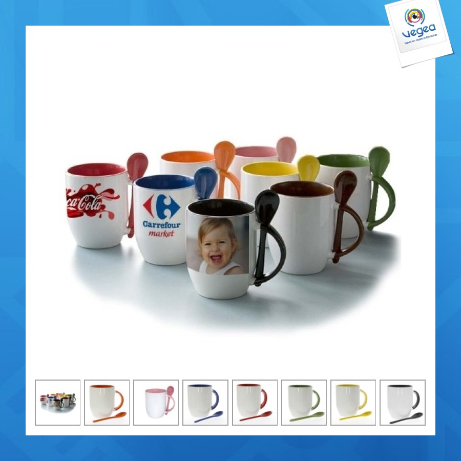 Taza bicolor cuchara express 48h