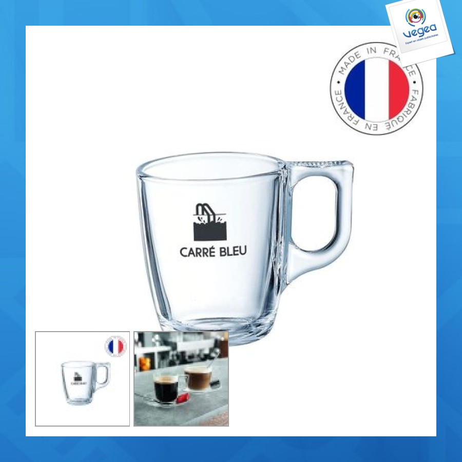Taza de café de promoción de cristal 8cl