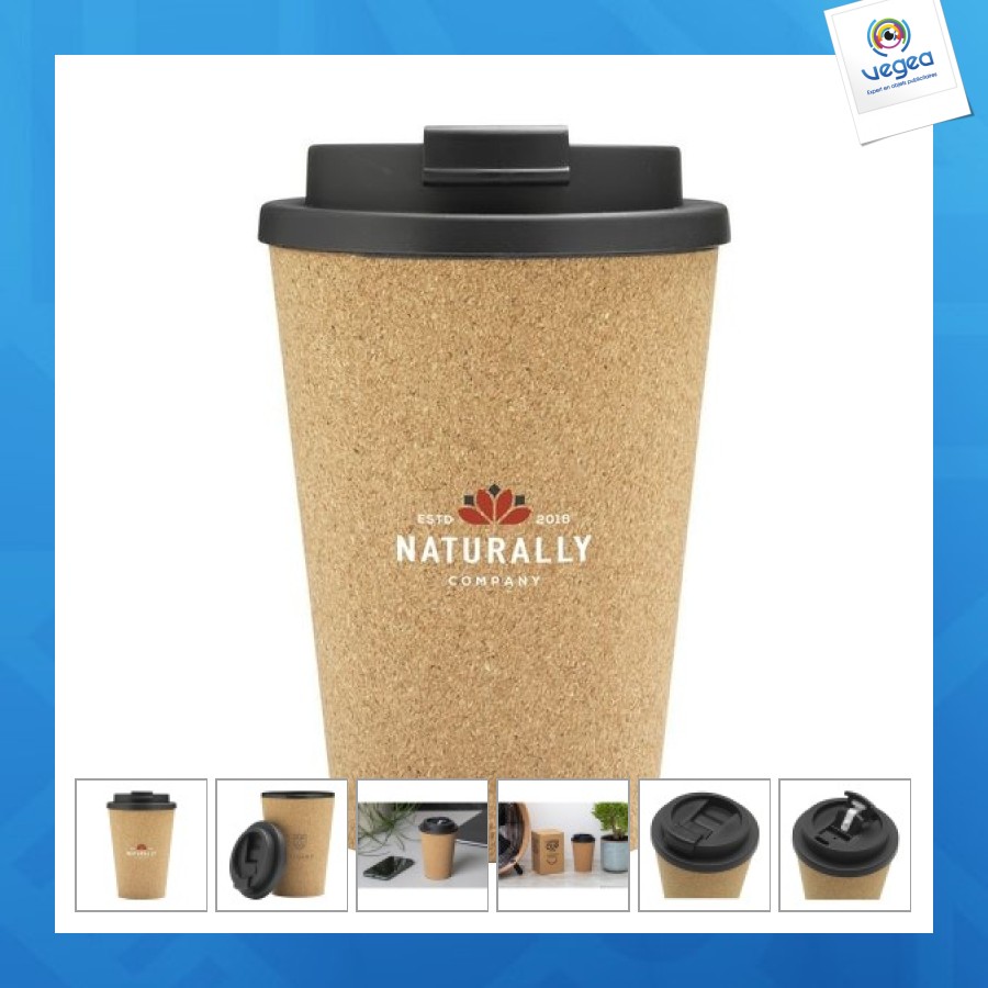 Taza de corcho de pla taza de 350 ml