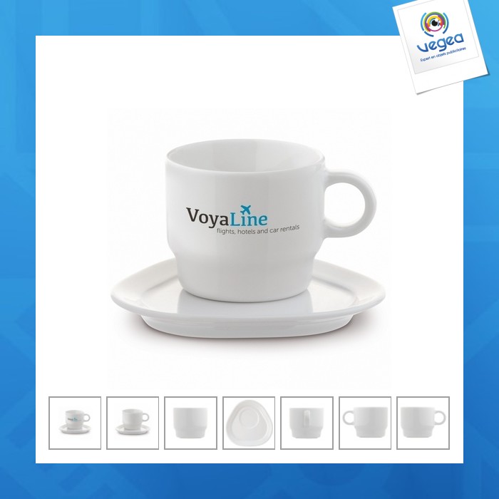 Taza de porcelana de gironda