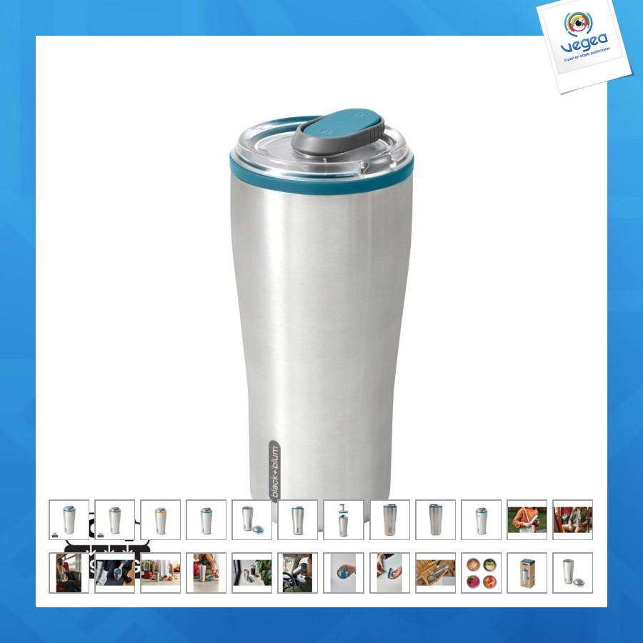 Taza de viaje isotérmica 600ml blackblum
