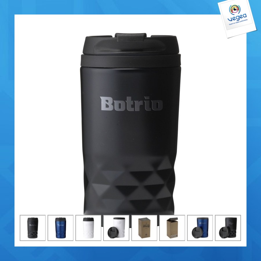 Taza iso graphic mini mug rcs acero reciclado 250 ml
