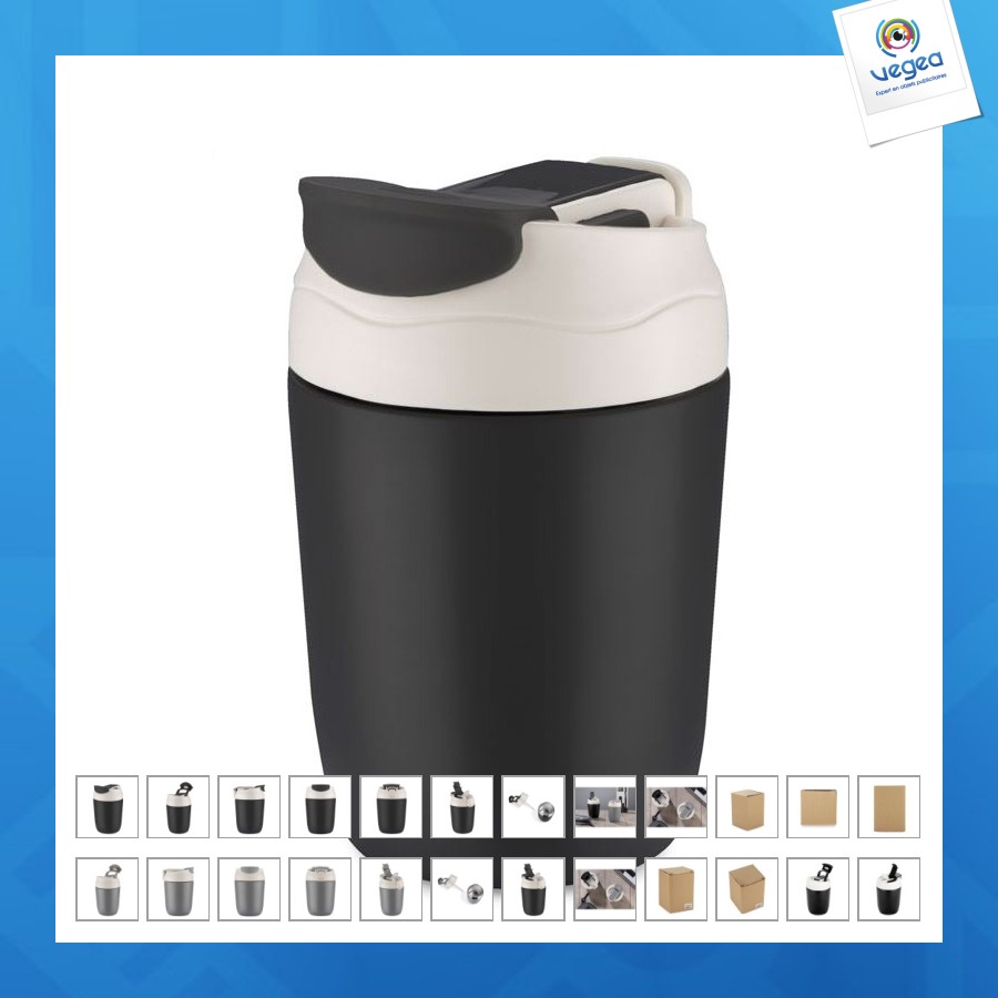 Taza isotérmica de promoción doppio 360 ml