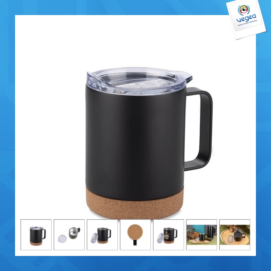 Taza isotérmica personalizable vicam 350ml