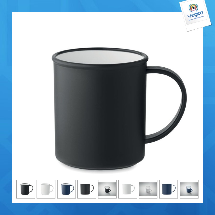 Taza personalizable reutilizable de 300 ml