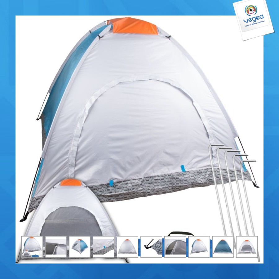 Tente touristique de camping de jardin avec moustiquaire